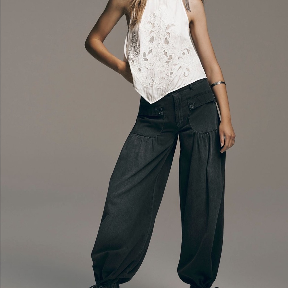 Free people lotus balloon cinch jeans